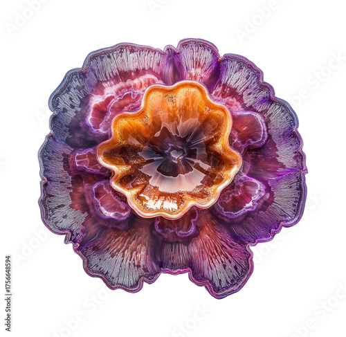 Stunning Abstract Floral Design with Vibrant Colors and Textures