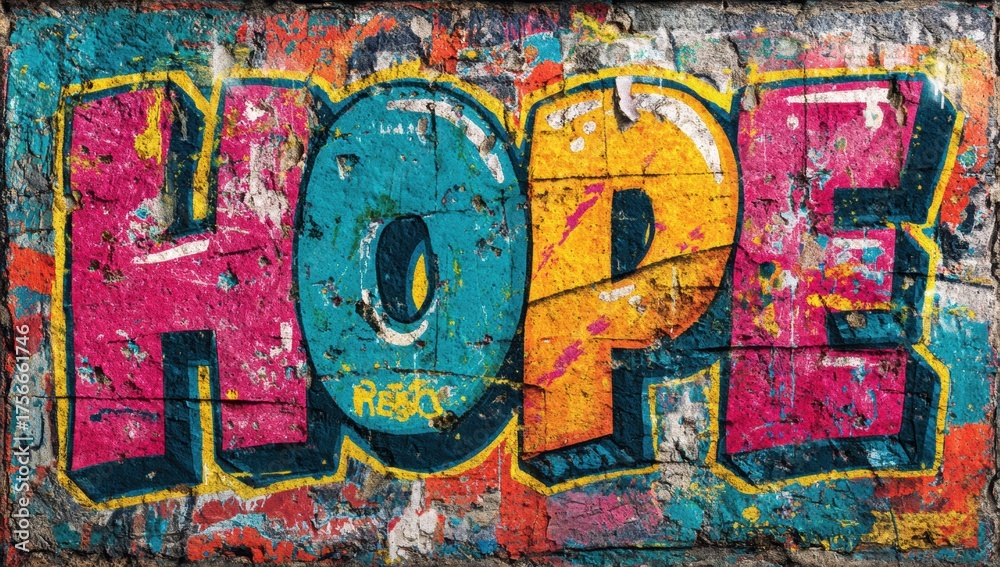 Fototapeta premium Vibrant Graffiti Style 