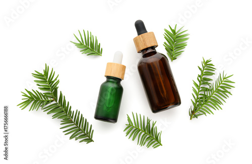 Composition with bottles of...
