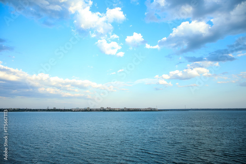 Beautiful view of blue sky ...