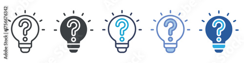 Problem icon set multiple style collection