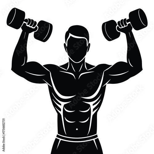 athlete performing lateral raises with dumbbells