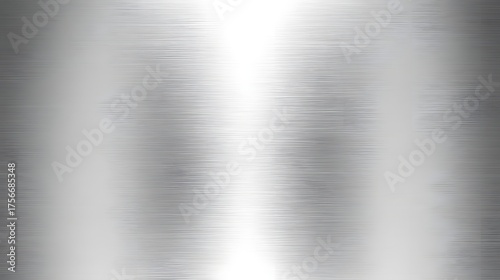 Brushed metal texture with subtle light reflections creates a sleek background.