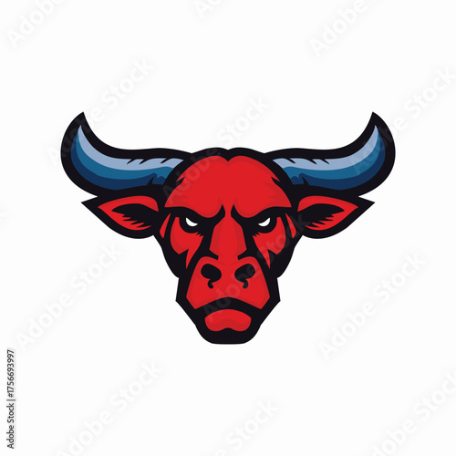 Bull head design vector illustration