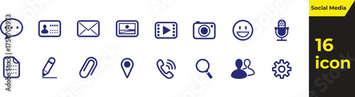 mastering digital journeys essential icons for connected online communication and engagement, isolated on transparent background