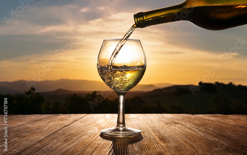 glass of white wine