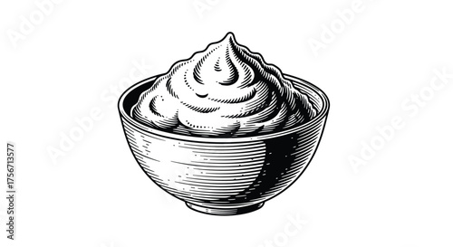 How to make fluffy whipped cream from scratch for desserts.