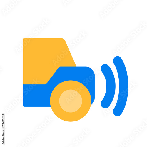 cruise control flat icon