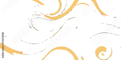 Abstract floral grunge background illustration with splashes of color and a leaf pattern design