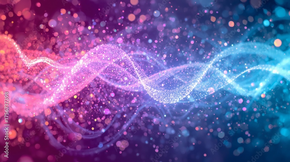 Fototapeta premium Futuristic neon tech backgrounds with glowing gradients, geometric light shapes and cyber aesthetic. Perfect for modern UI design, digital art, sci-fi concepts, and tech branding visuals.