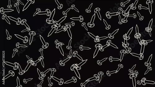 nail pattern animation background