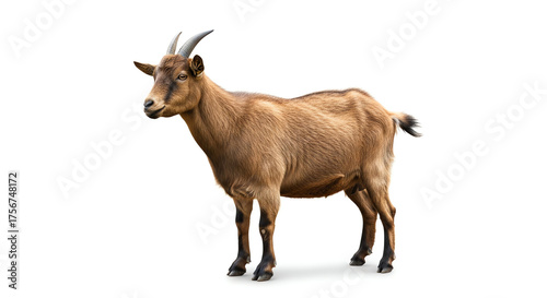 Wallpaper Mural Brown goat standing with transparent background Torontodigital.ca