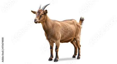 Wallpaper Mural Brown goat standing with transparent background Torontodigital.ca