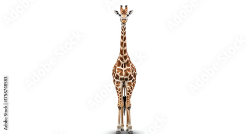 Wallpaper Mural Giraffe standing with transparent background Torontodigital.ca