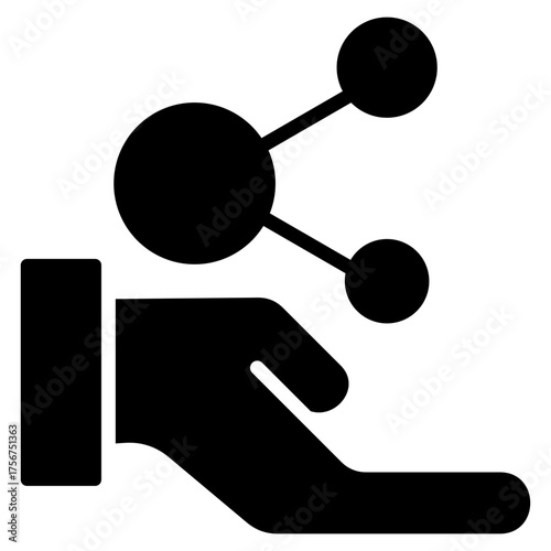 Supply Glyph Black Icon