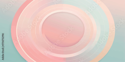 Colorful abstract background vector illustration with pink and blue circles, swirl pattern, light energy, and motion texture design