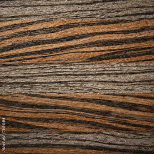 Elegant Wood Grain Texture with Striking Dark and Light Patterns