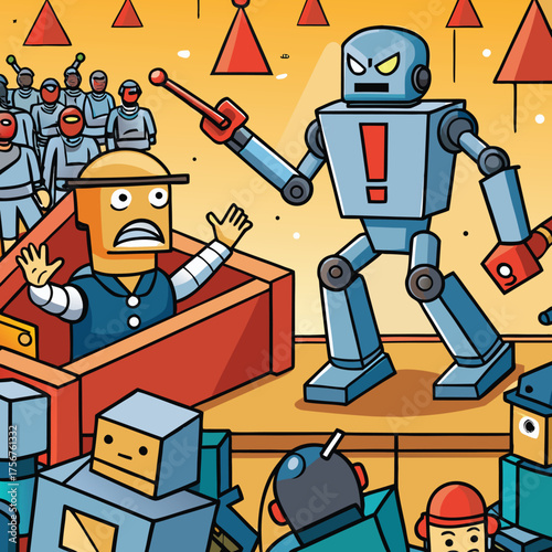 Robotic traders rebel algorithmic trading chaos human panic market crash