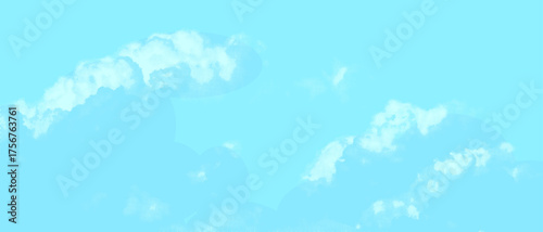 blue sky with white and blue dark cloud background