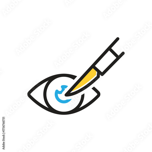 Multi color icon for surgery