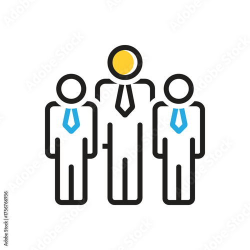 Multi color icon for compete