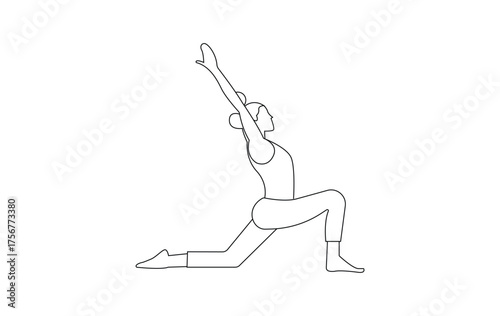 woman doing Yoga. woman exercise. 