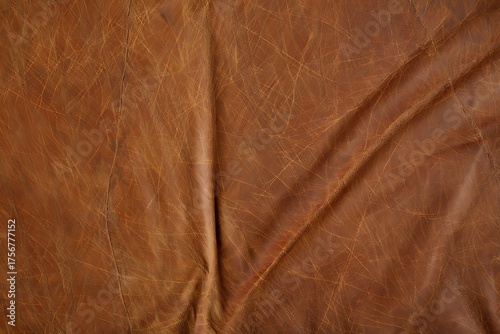 Wallpaper Mural Close up of textured brown fabric with subtle folds and variations Torontodigital.ca