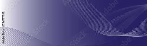 Modern Abstract Blue Wave Background with Smooth Gradient and Elegant Line Flow – Technology, Business, Minimal Style 