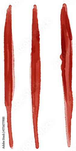 Red monster scar blood