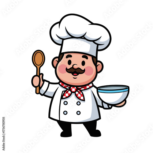 Cute Chef Vector