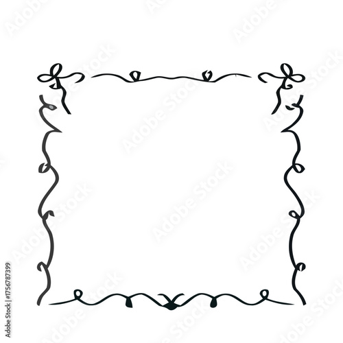 whimsical frame, fantasy border, cute frame, floral frame, pastel vector, hand drawn frame, decorative border, fairy tale design, whimsical illustration, creative frame