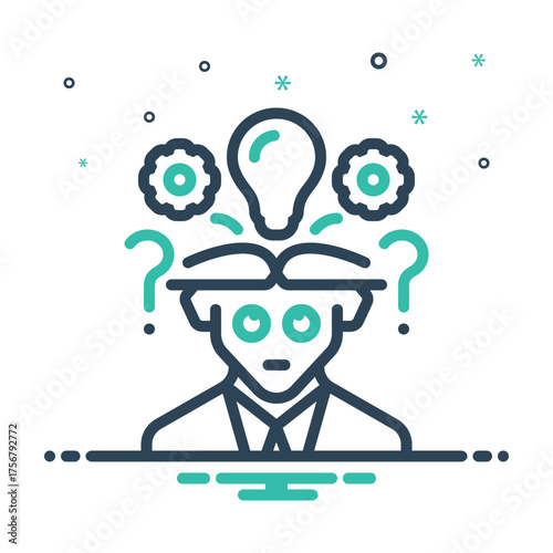 Mix icon for critical thinking