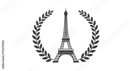 eiffel tower vector illustration
