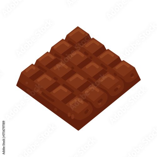 Illustration of Chocolate Bar Candy 