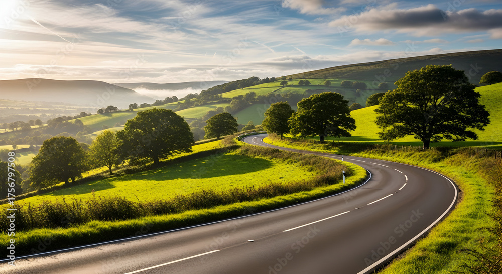 Fototapeta premium road in the mountains