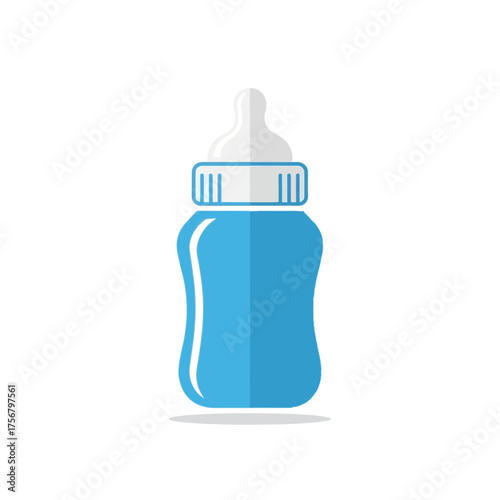 Baby bottle illustration isolated
