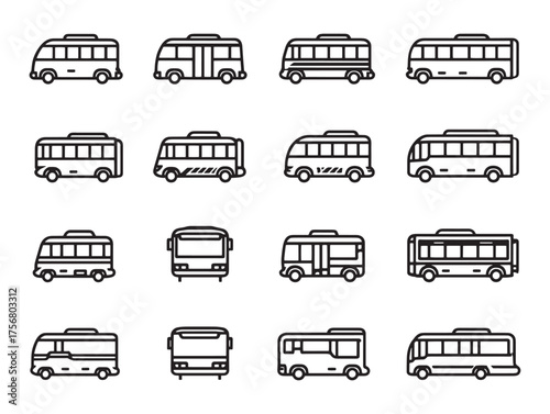Airport Shuttle Bus Line Art City Transfer