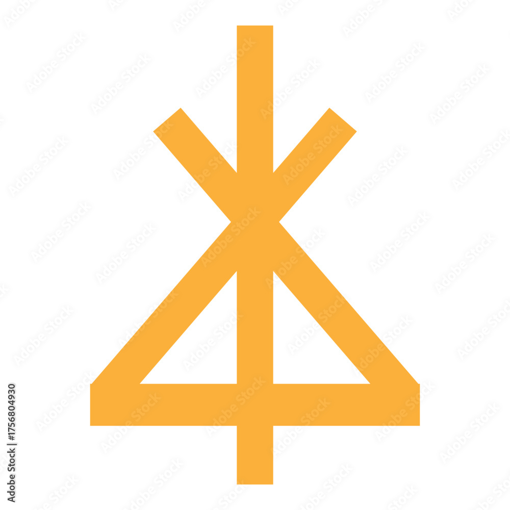 Fototapeta premium Holy Trinity Vector Flat Icon Design