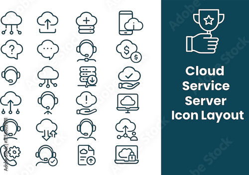 Phone configuration and settings icon for technology and communication assistance concept