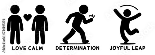 エモーション（愛情、決意、喜び）、EMOTION (Love Calm, Determination, Joyful Leap)