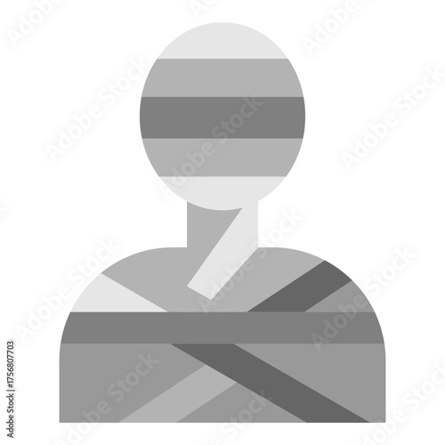 Mummy Vector Flat Icon Design