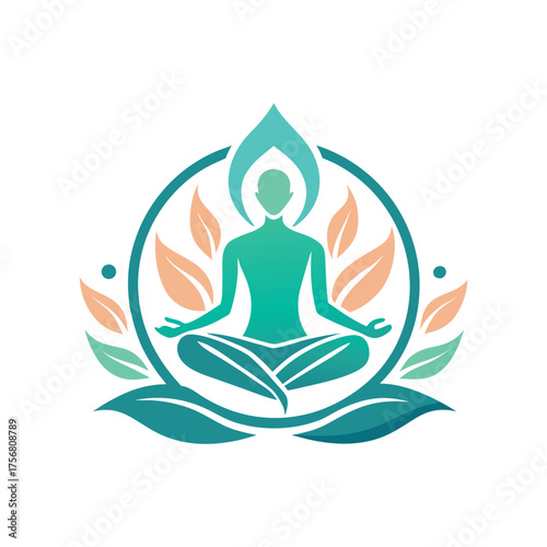 Modern Meditation And Yoga Logo Design For Wellness And Health Branding