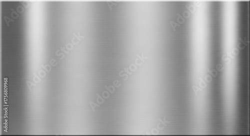 brushed metal background and silver 