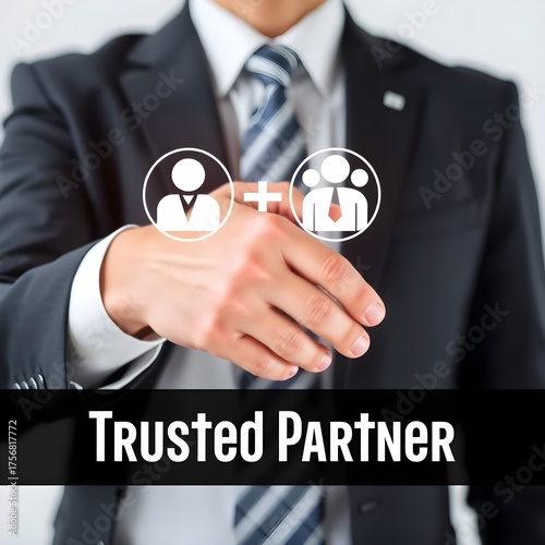 “Human Resource Management Concept – Businessman Holding Digital HR Icons Representing Employee Training, Development, Recruitment, and Workforce Growth Strategy in Modern Corporate Environment”