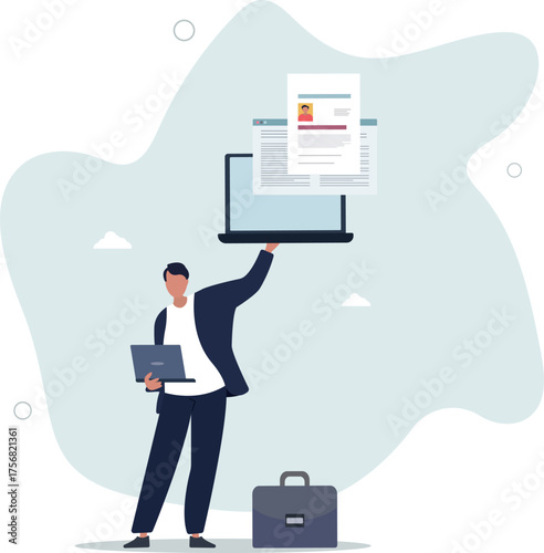 Job description and work duties and tasks information.Document with responsibility and position specification for new staff member .life and employment of people.