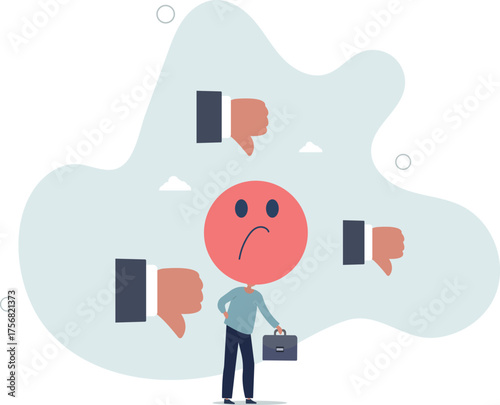 Response to negative feedback, dislike or bad customer review rating, handle complaint,life and employment of people.