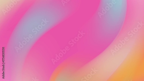 Abstract gradient of pink orange and light blue.