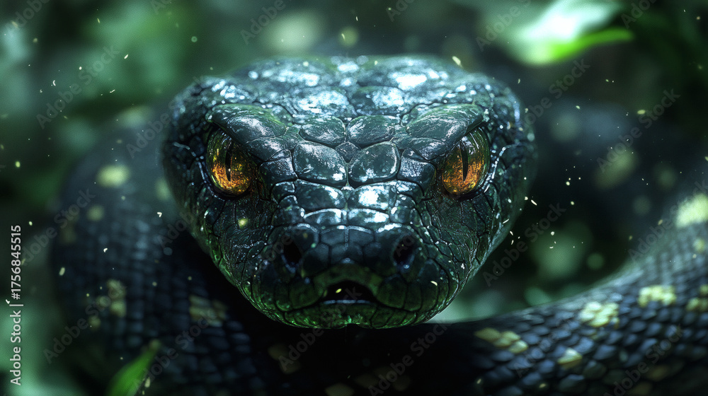 Fototapeta premium Illustration of snake