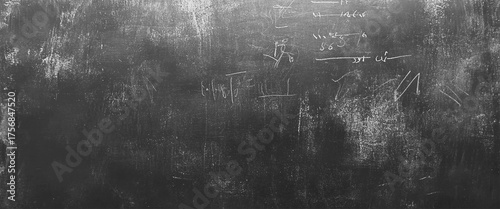 Vector blackboard background abstract texture chalk rubbed out dark wall 
