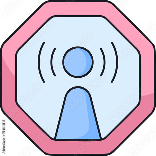 Non Ionizing Radiation Sticker
